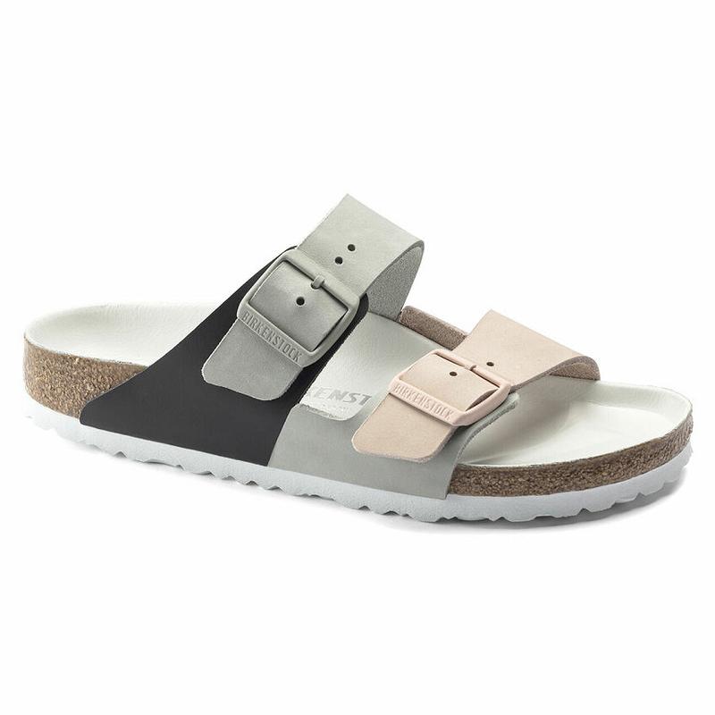 Arizona Birkenstock Split Hex Nubuck Kozene Damske Strieborne Hnedožltý | SK 8TCE